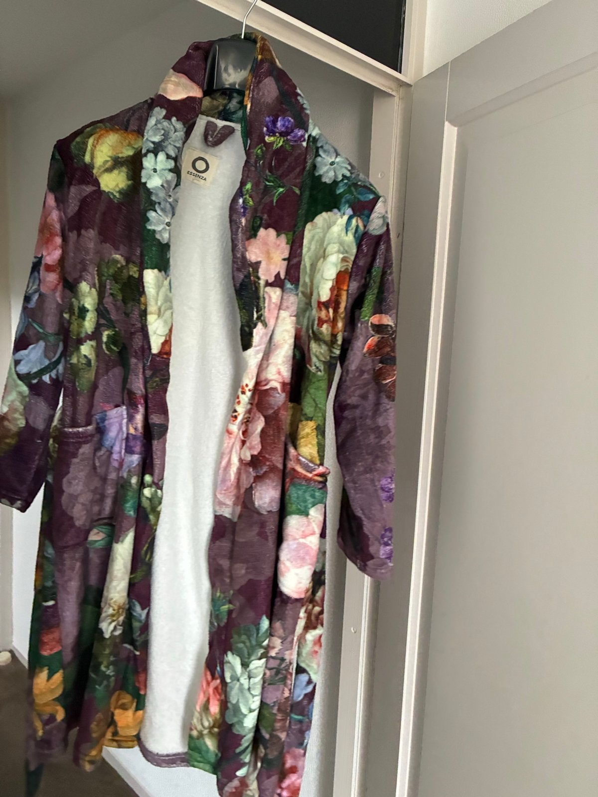 Essenza Fleur Fleece Badjas Maat 36, Ophalen of Verzenden, Zo goed als nieuw, Maat 36 (S)