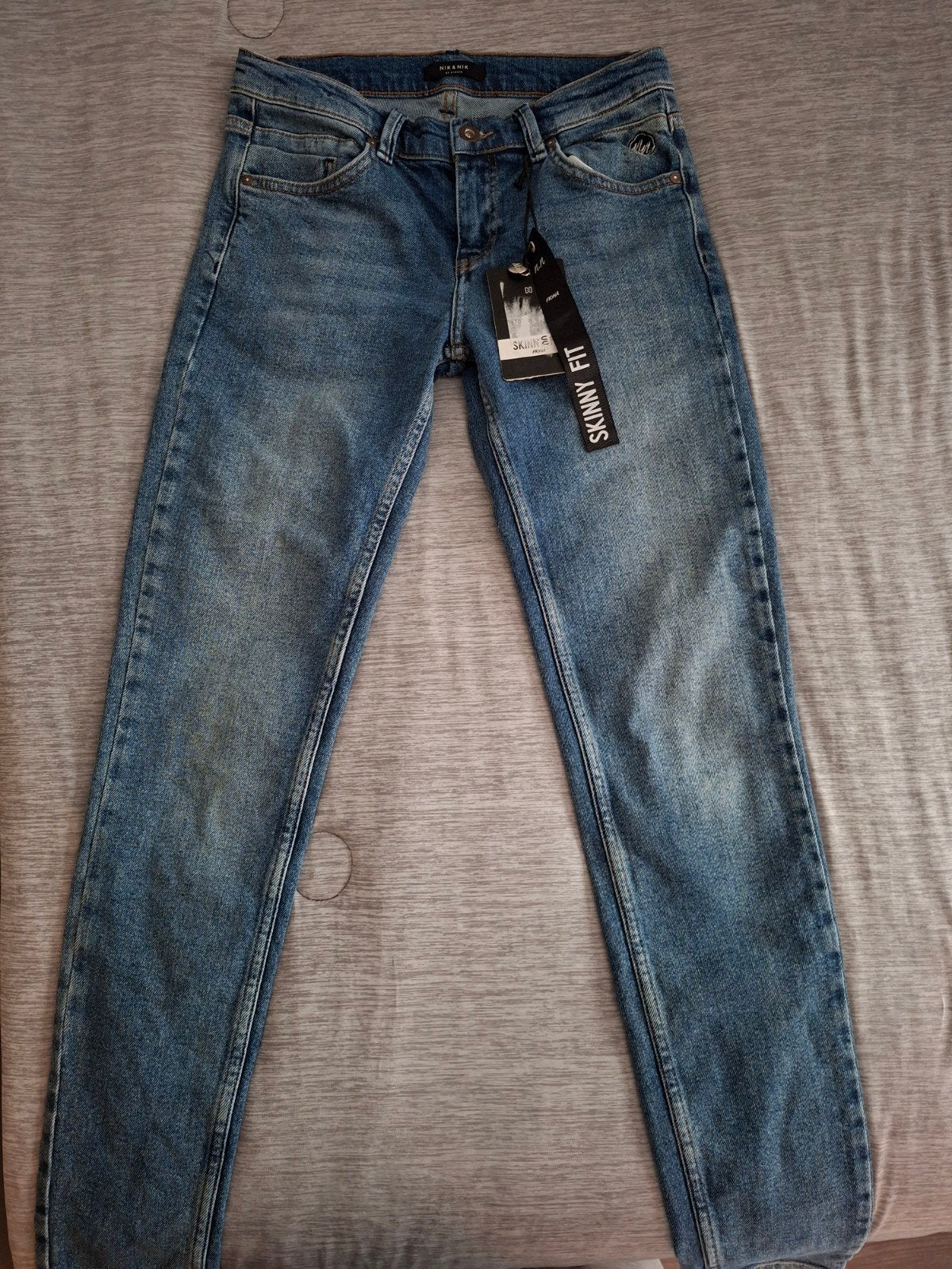 NIK & NIK Fiona Skinny Fit Jeans - Nieuw met kaartjes, Blauw, Nieuw, Ophalen of Verzenden, NIK & NIK