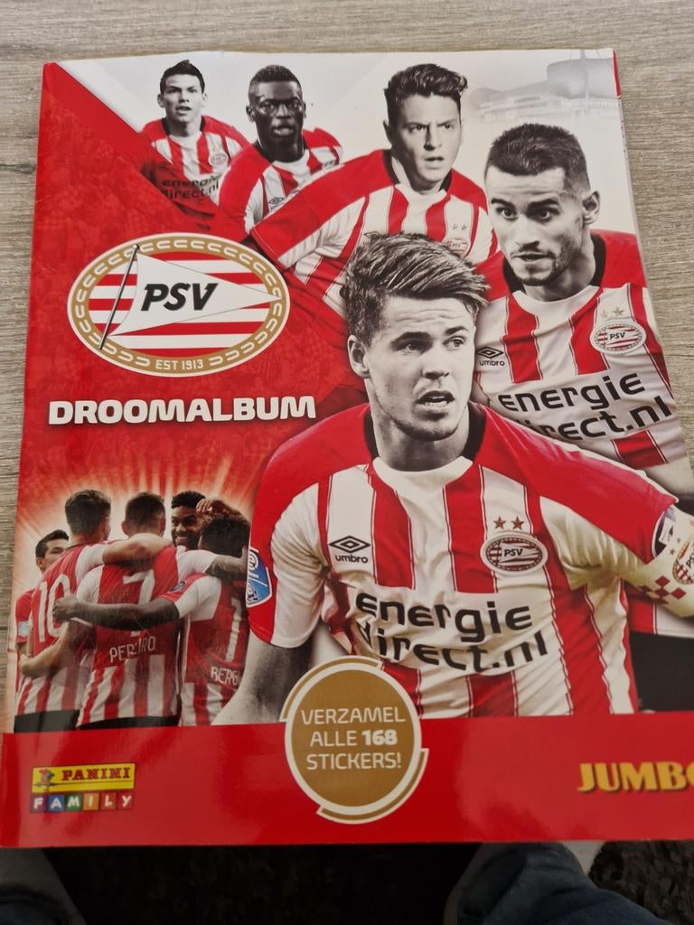 PSV Droomalbum Panini Jumbo - Compleet stickerboek, Ophalen