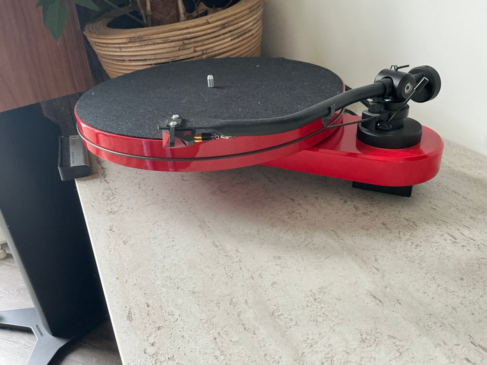 Project RPM 1.3 Genie platenspeler met Ortofon element n kap, Audio, Tv en Foto, Platenspelers, Ophalen, Zo goed als nieuw, Overige merken