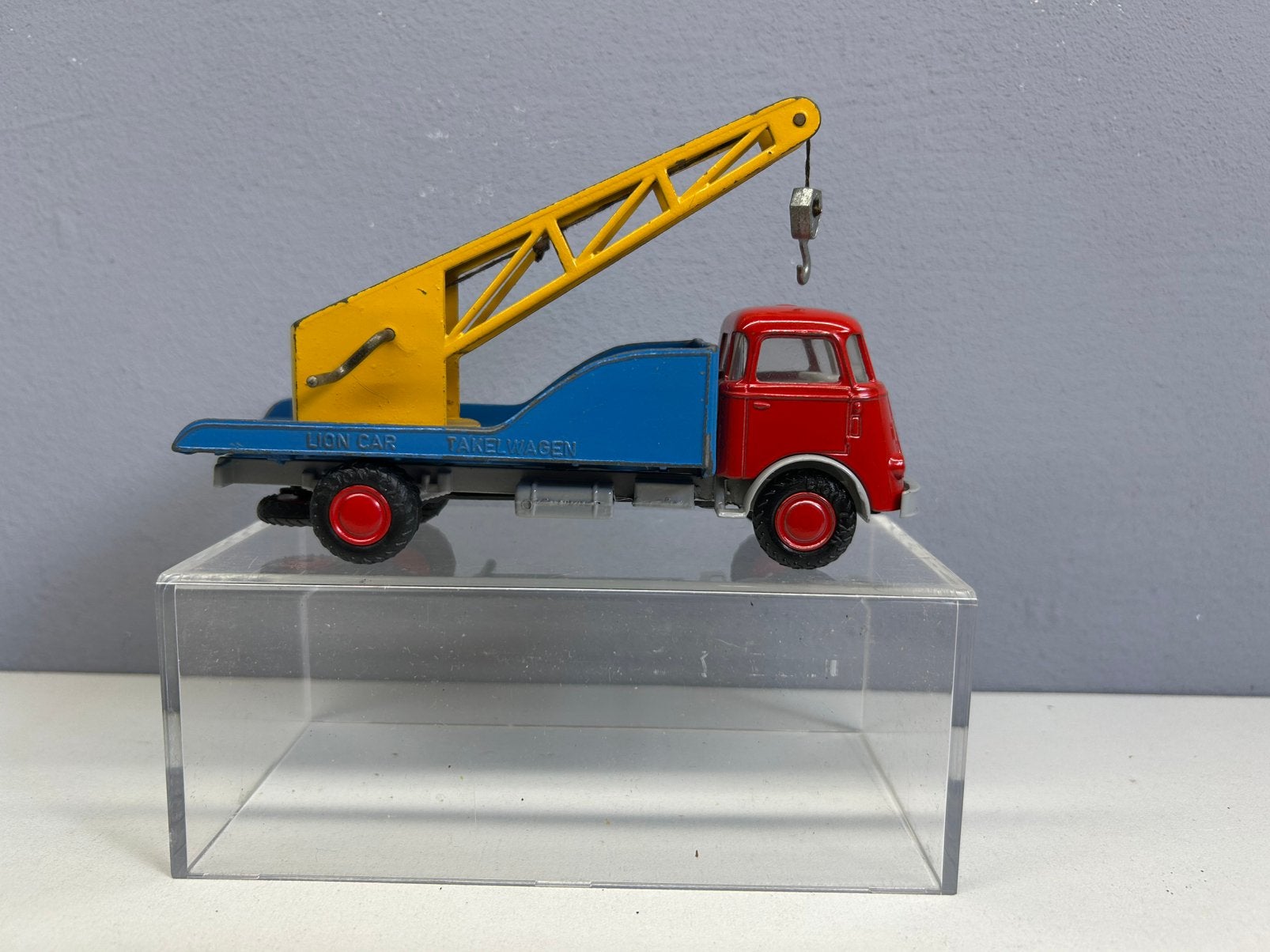 Zeldzame Lion toys car #26 Daf Takelwagen - Kraanwagen, Hobby en Vrije tijd, Modelauto's | 1:50, Ophalen of Verzenden, Zo goed als nieuw