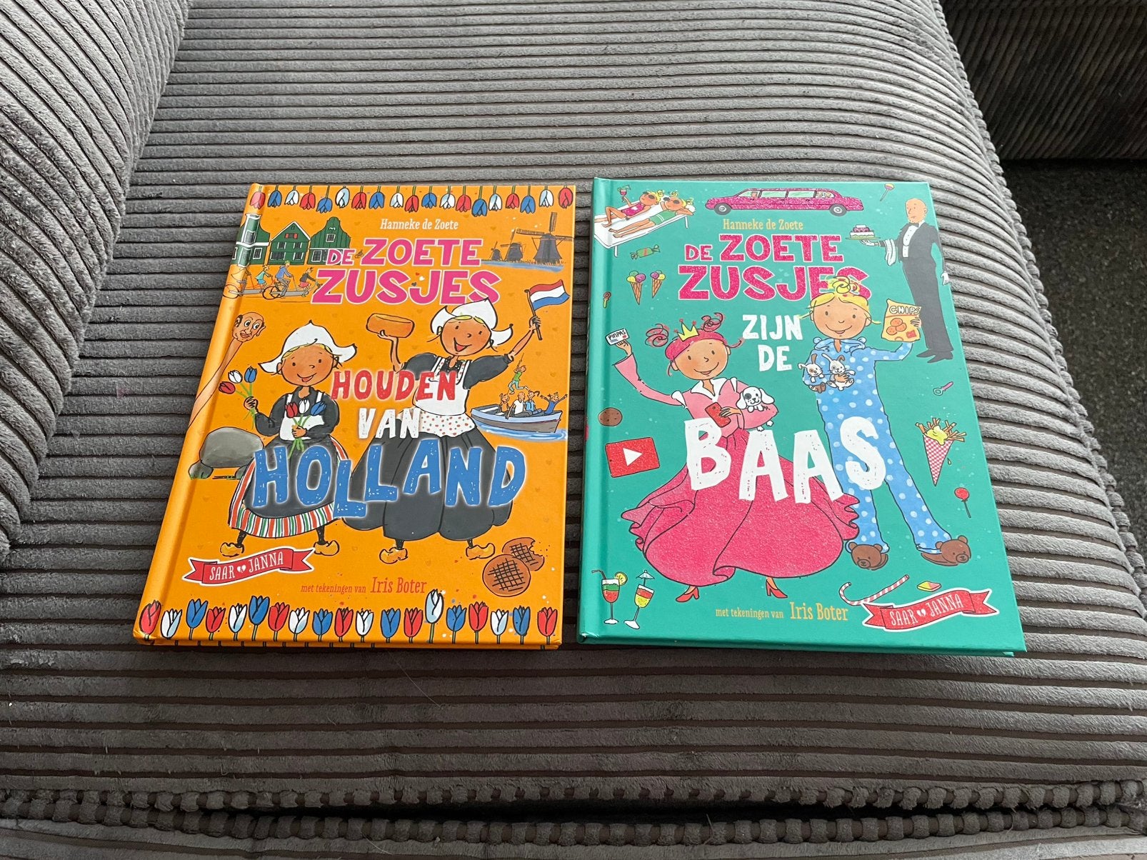 2 boeken De Zoete Zusjes zijn de baas houden van Holland, Fictie algemeen, Ophalen of Verzenden, Zo goed als nieuw, Hanneke de Zoete