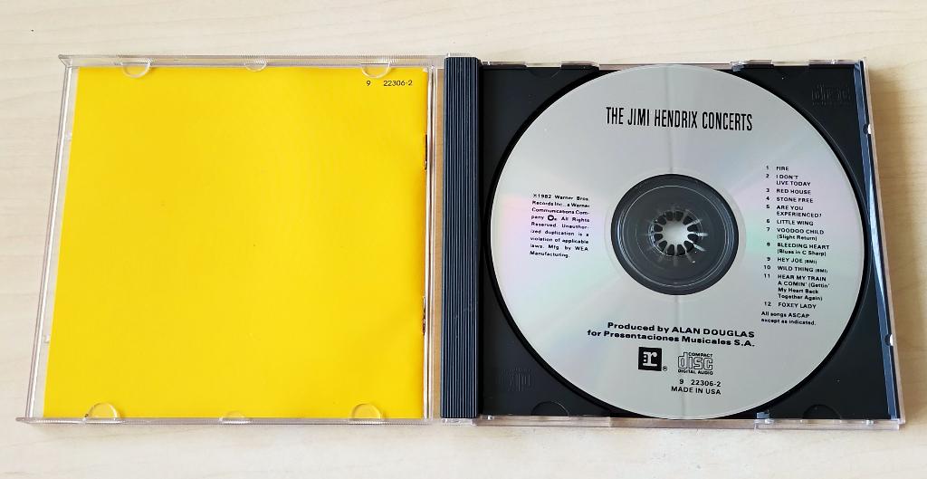 The Jimi Hendrix Concerts CD 1982/1989 USA, Ophalen of Verzenden, Zo goed als nieuw, Poprock