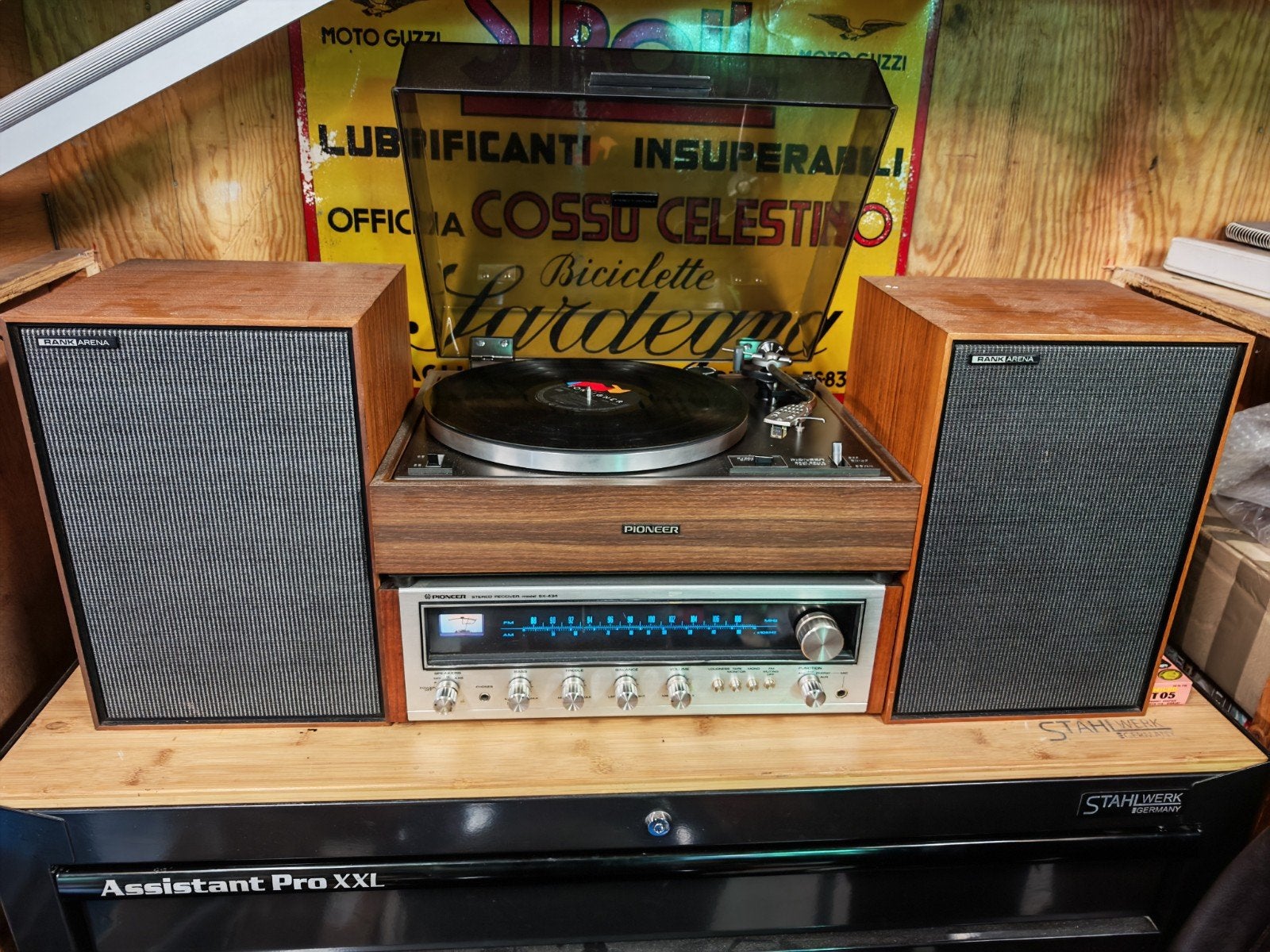 Pioneer Stereoset met Platenspeler, Receiver en Speakers, Audio, Tv en Foto, Ophalen, Gebruikt, Losse componenten, Pioneer
