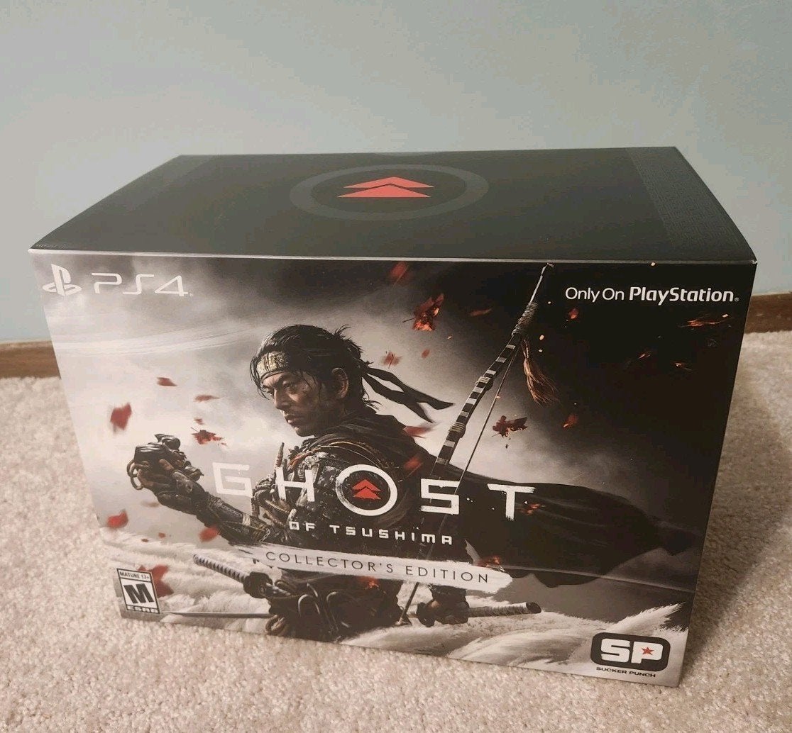 ghost of tsushima collectors iteam zie omschrijving, Spelcomputers en Games, Games | Sony PlayStation 4, Avontuur en Actie, Online