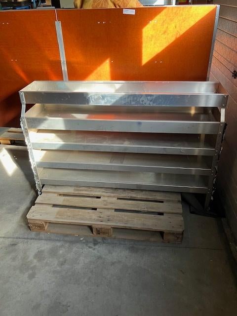 aluminium stelling bedrijfswagen, Auto-onderdelen, Interieur en Bekleding, Ophalen, Gebruikt