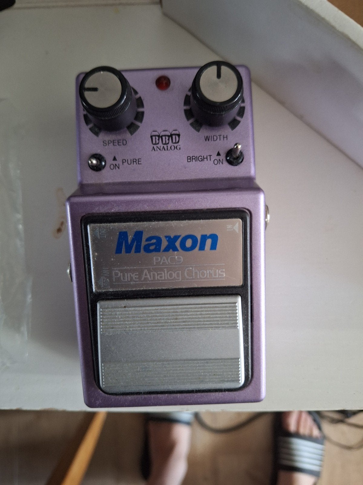 Maxon PAC9 Pure Analog Chorus gitaarpedaal, Muziek en Instrumenten, Effecten, Ophalen of Verzenden, Zo goed als nieuw, Chorus
