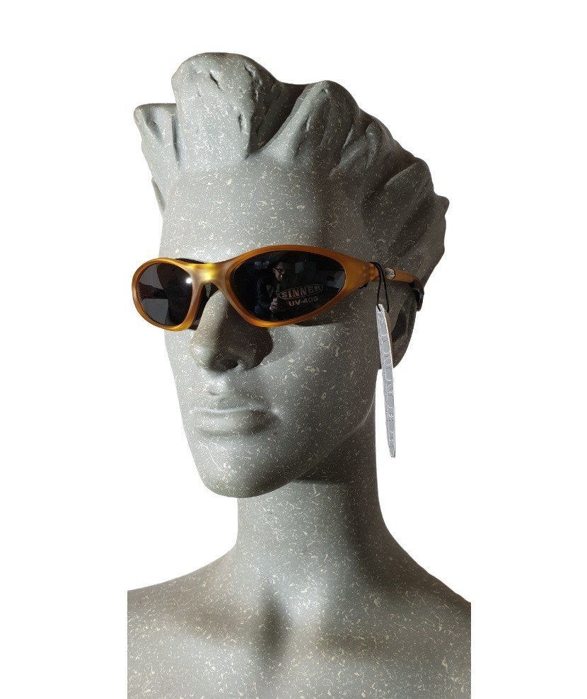 Zonnebril SINNER Racoon Yellow UV400 Unisex Fors afgeprijsd, Overige merken, Zonnebril, Geel, Nieuw
