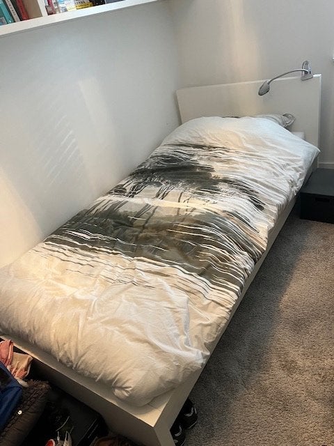 eenpersoonsbed, Ophalen, Overige materialen, 90 cm, Eenpersoons
