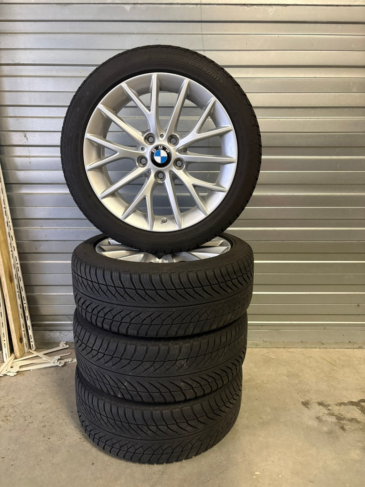 BMW 17 inch Style 380 WINTERwielen F20 F21 F22 F23 M140i, Ophalen, Zo goed als nieuw