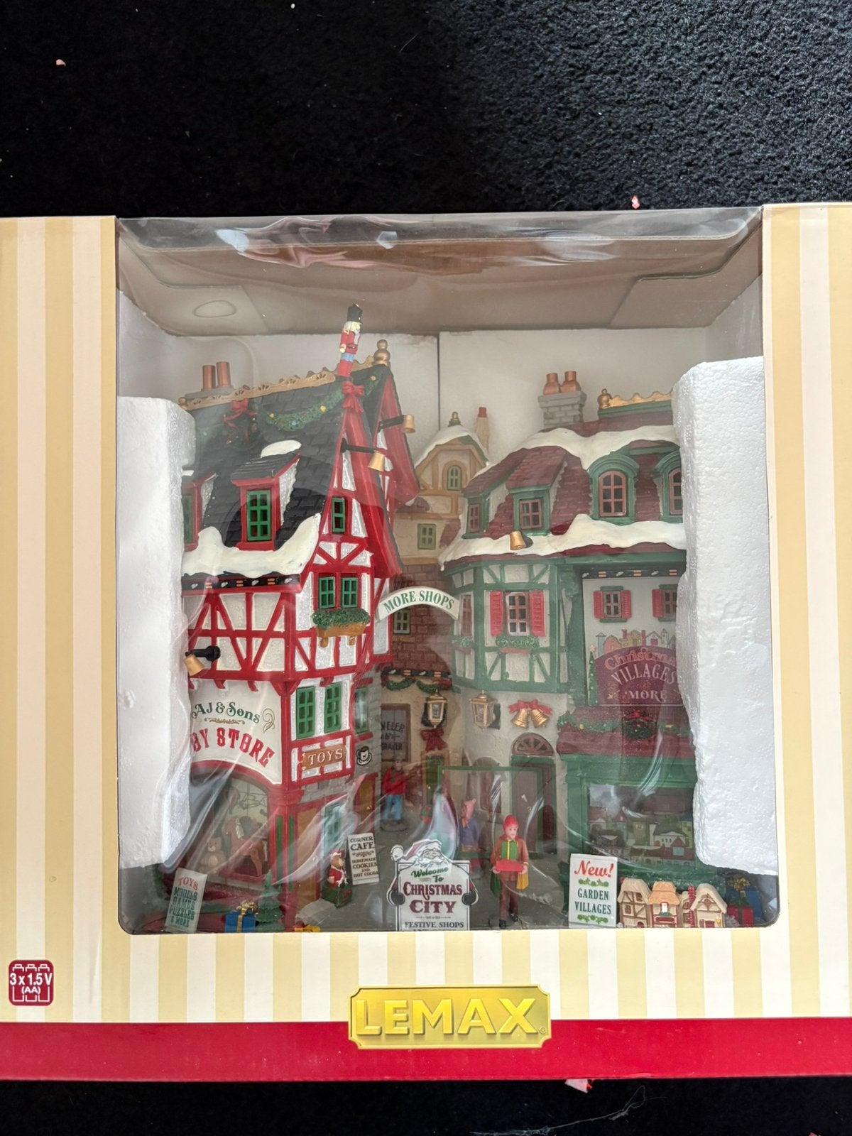 Lemax Facade Christmas City, Ophalen, Zo goed als nieuw