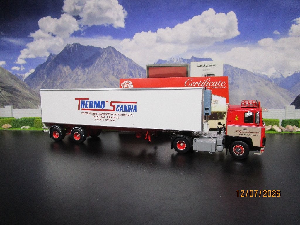 nieuw tekno 82195 bjarne andersen scania 141, Hobby en Vrije tijd, Modelauto's | 1:50, Ophalen of Verzenden, Nieuw, Bus of Vrachtwagen