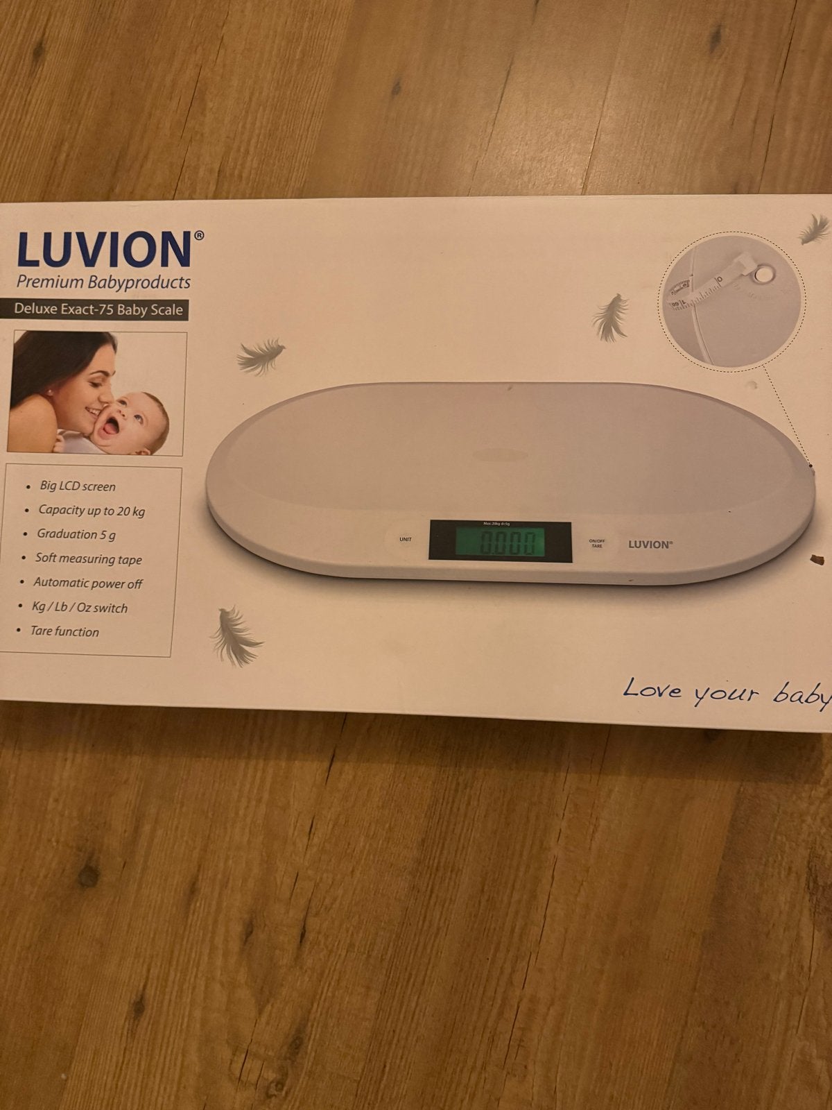 Luvion Deluxe Exact-75 Babyweegschaal - Nauwkeurig & Digitaa, Minder dan 10 kg, 1 tot 500 gram, Ophalen of Verzenden, Overige typen