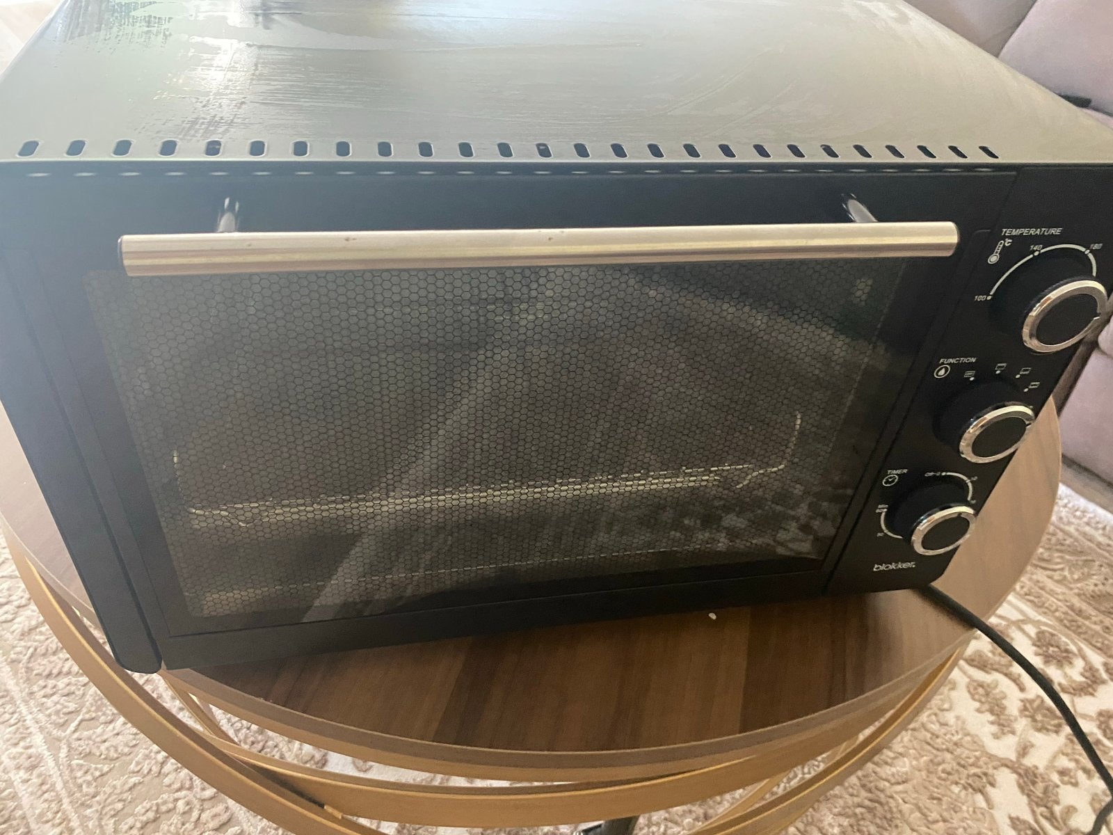 Compacte mini-oven - Weinig gebruikt, Witgoed en Apparatuur, Ovens, Minder dan 45 cm, Overige merken, Ophalen of Verzenden, Zo goed als nieuw