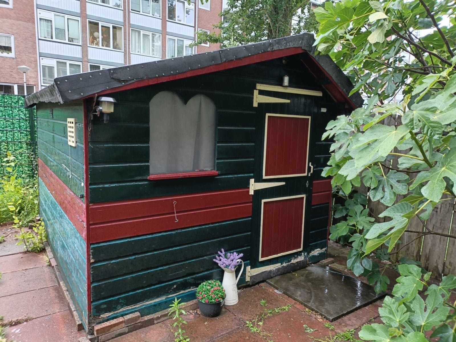 Gratis af te halen tuinhuisje/schuur ivm verhuizing, Tuin en Terras, Kassen, Ophalen of Verzenden, Gebruikt