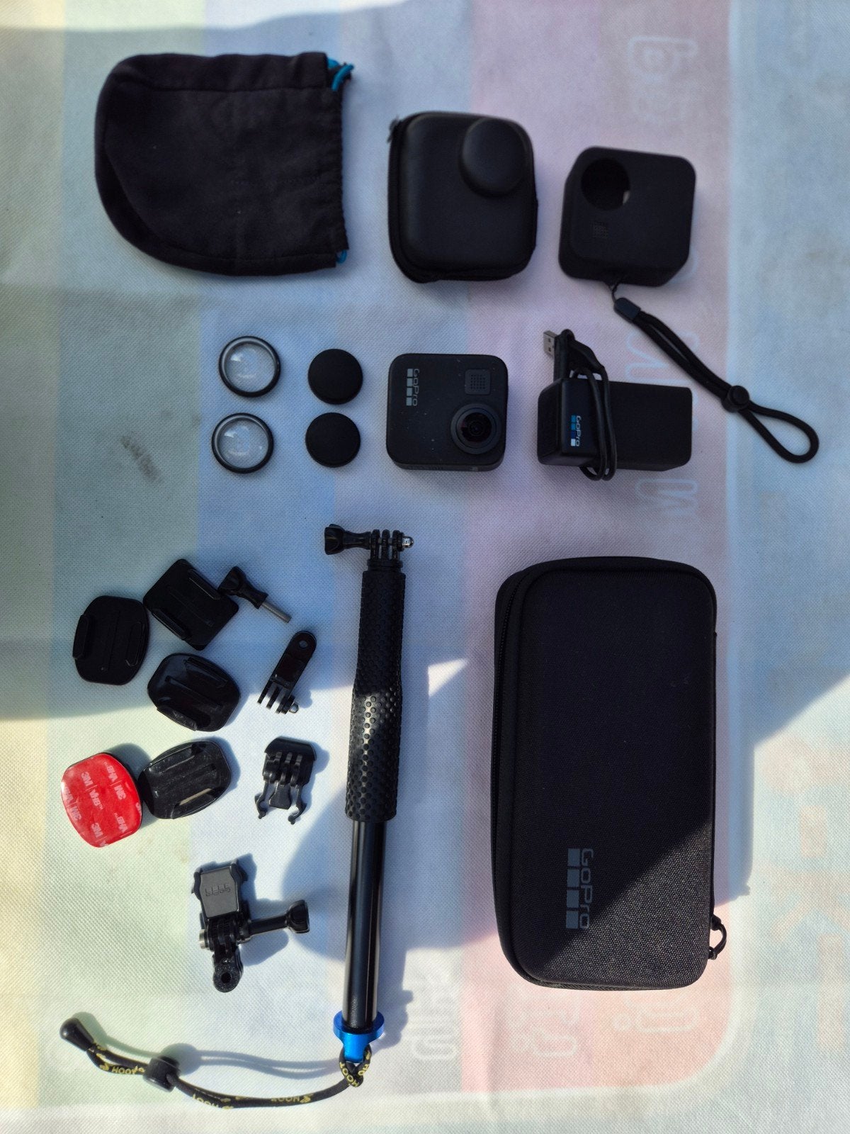 GoPro MAX 360 camera met accessoires, Ophalen of Verzenden, Zo goed als nieuw, GoPro