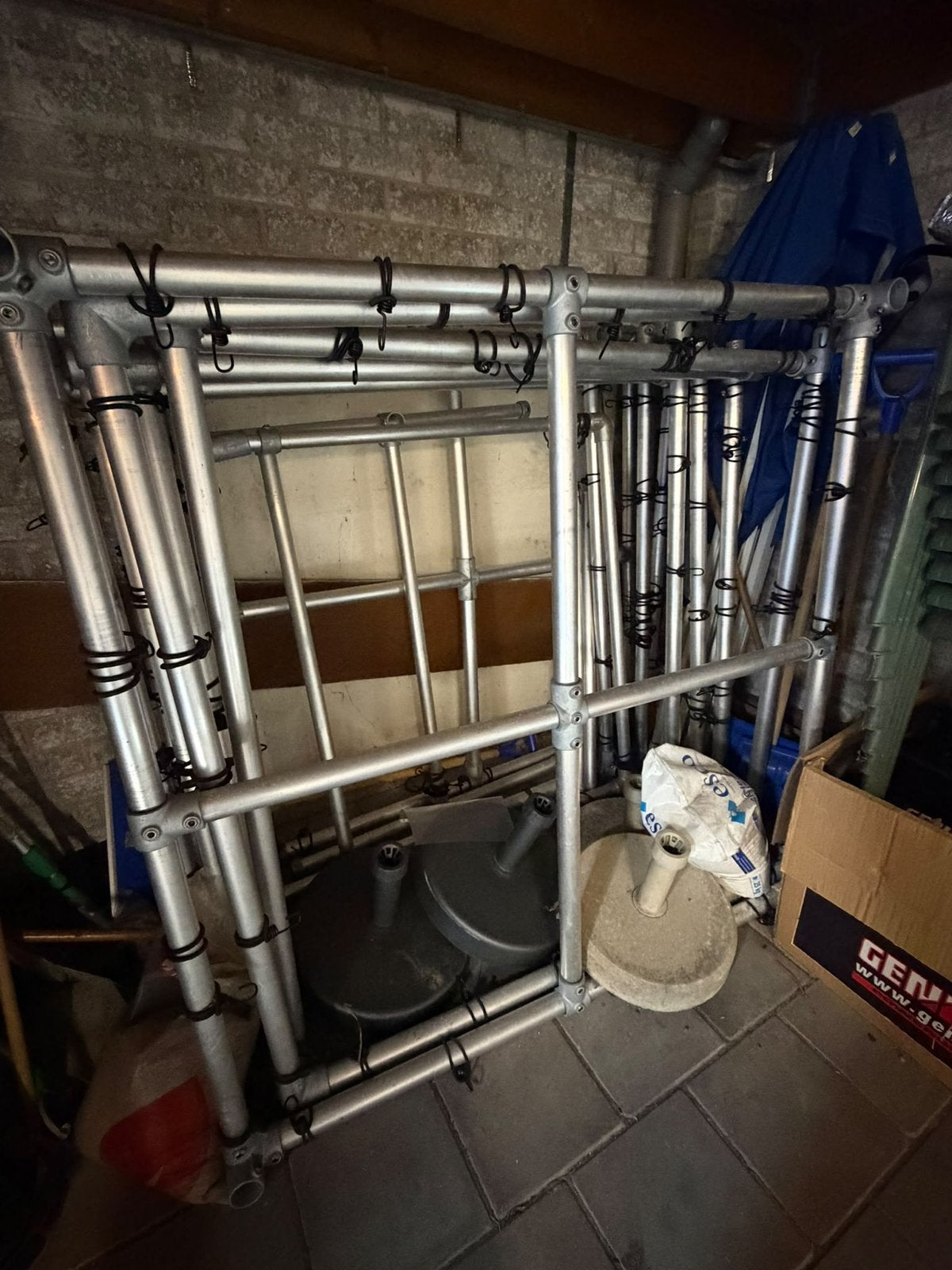 Aluminium spandoekframes voor spandoeken, Ophalen of Verzenden, Zo goed als nieuw