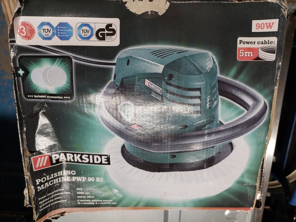 Parkside polijstmachine poetsmachine PWP 90 B2, Ophalen of Verzenden, Zo goed als nieuw