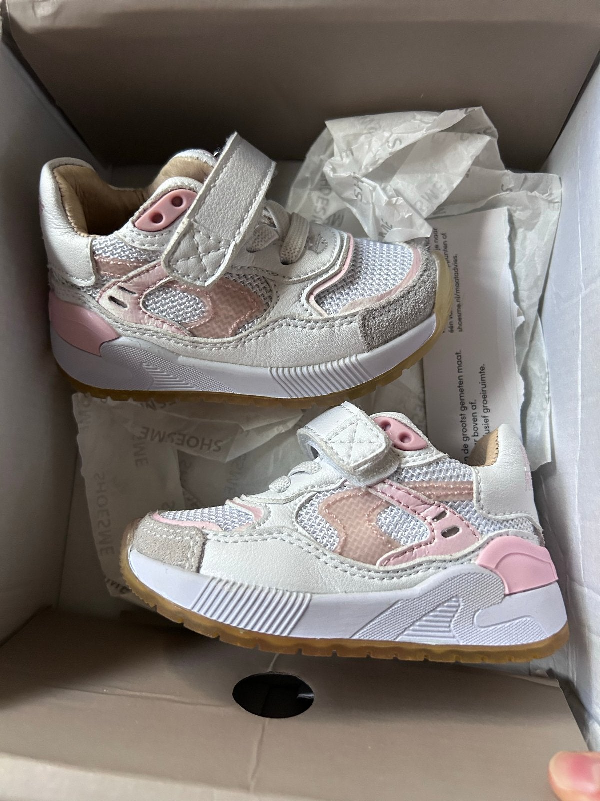Shoesme Nieuwe Sneakers Maat 20 - Roze/Wit, Meisje, Sportschoenen, Nieuw, Ophalen of Verzenden