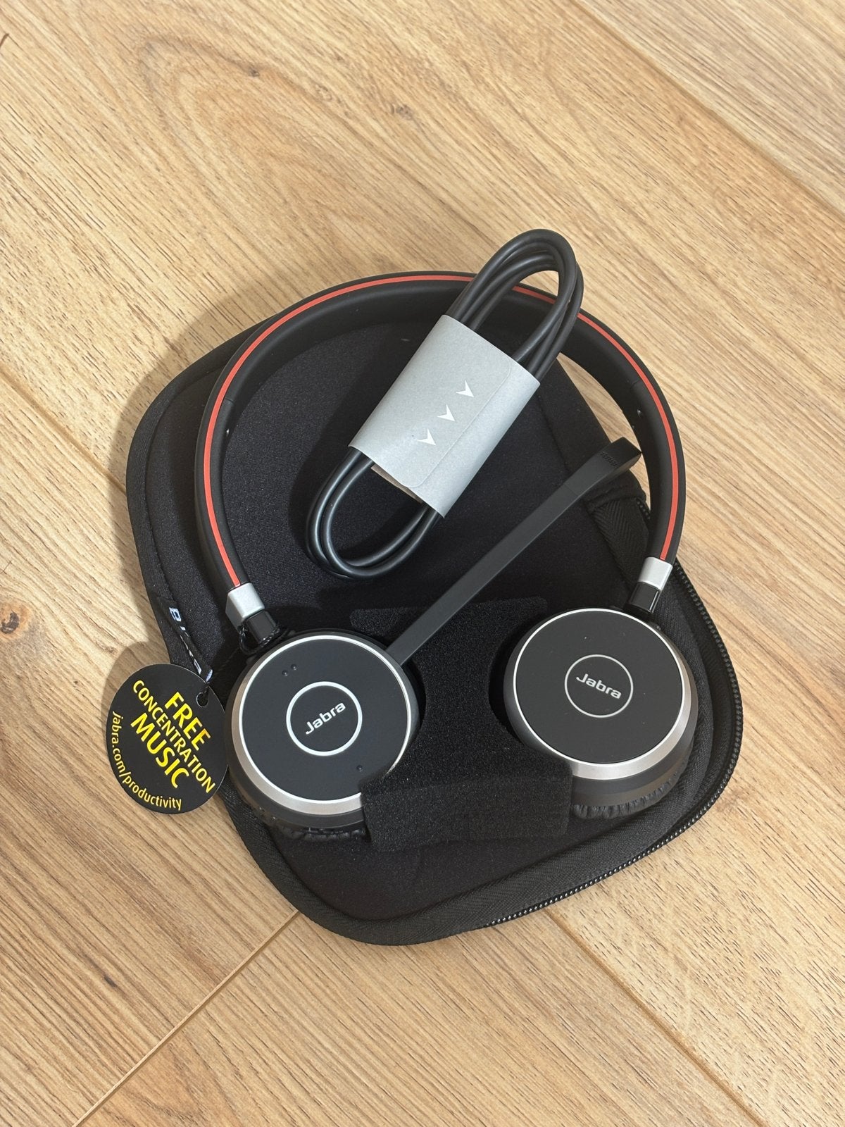 Jabra Evolve 65 Flex Hoofdtelefoon - nieuw, Audio, Tv en Foto, Koptelefoons, Bluetooth, Nieuw, On-ear, Ophalen of Verzenden