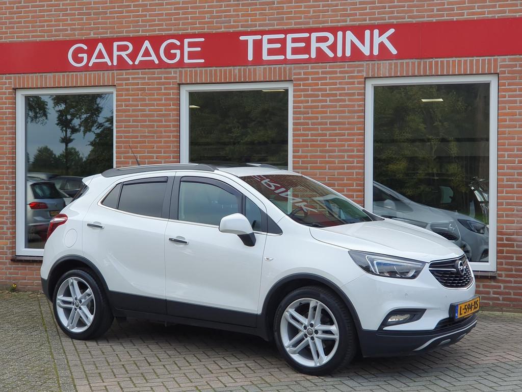 Opel Mokka X 1.4 Turbo Innovation 140PK 5drs AUTOMAAT clima,, Auto's, Gebruikt, Euro 6, Wit, SUV of Terreinwagen