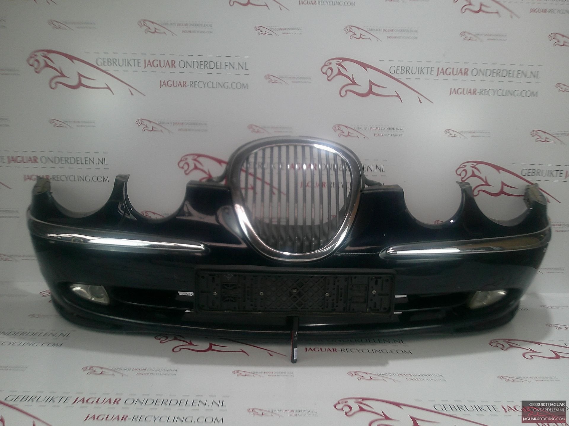 Voorbumper Jaguar S-Type 1999-2005 compleet met gril, kleur, Gebruikt, -, Voor, Ophalen of Verzenden