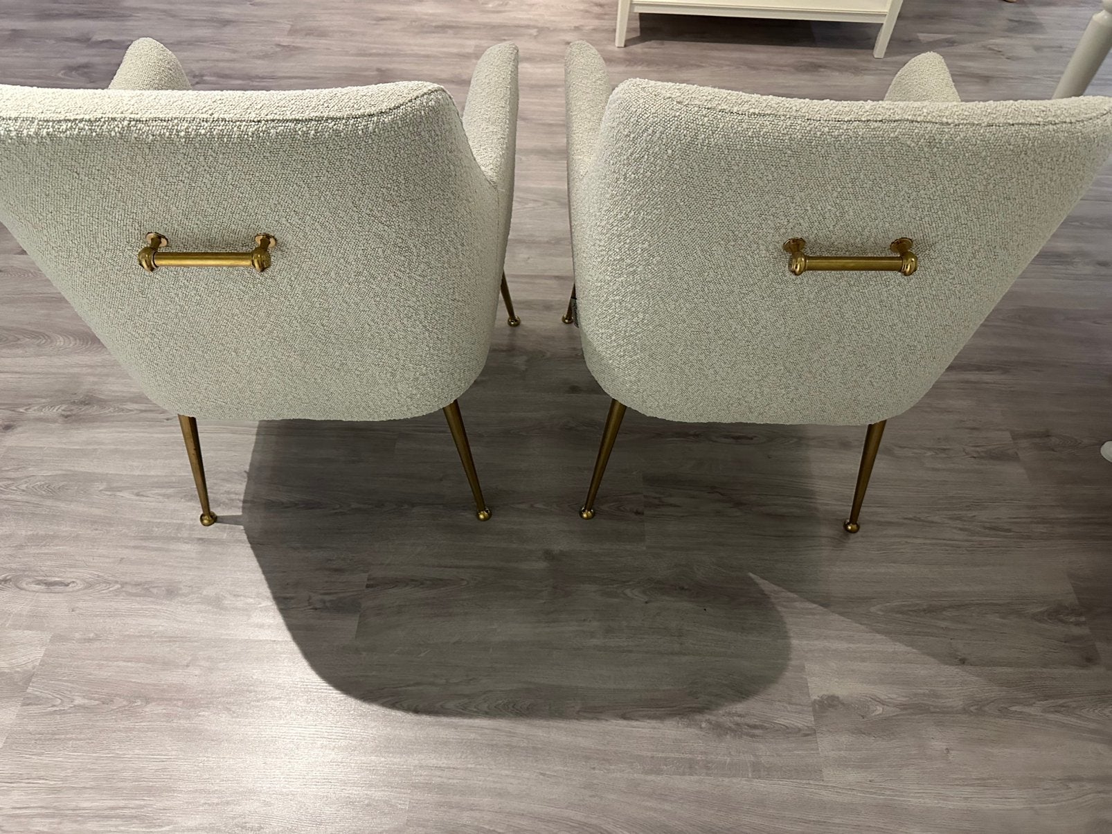 Luxe Richmond Interiors set – Eetkamerbank + 2 Armstoelen, Ophalen, Twee, Wit, Zo goed als nieuw