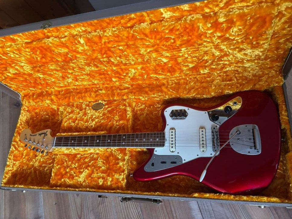 Fender jaguar avri/av/ao reissue usa + upgrades, Ophalen of Verzenden, Zo goed als nieuw, Solid body, Fender