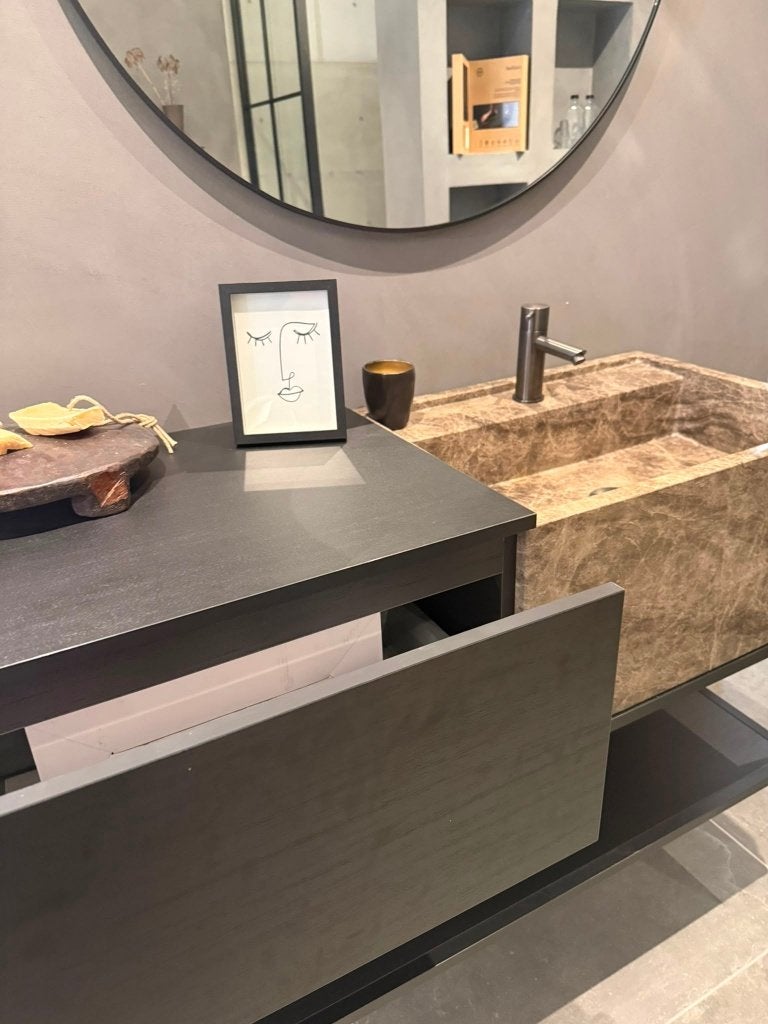 NIEUW Detremmerie No Limit 45 badmeubelset  luxe design 50%, Huis en Inrichting, Badkamer | Badkamermeubels, Ophalen, Overige typen