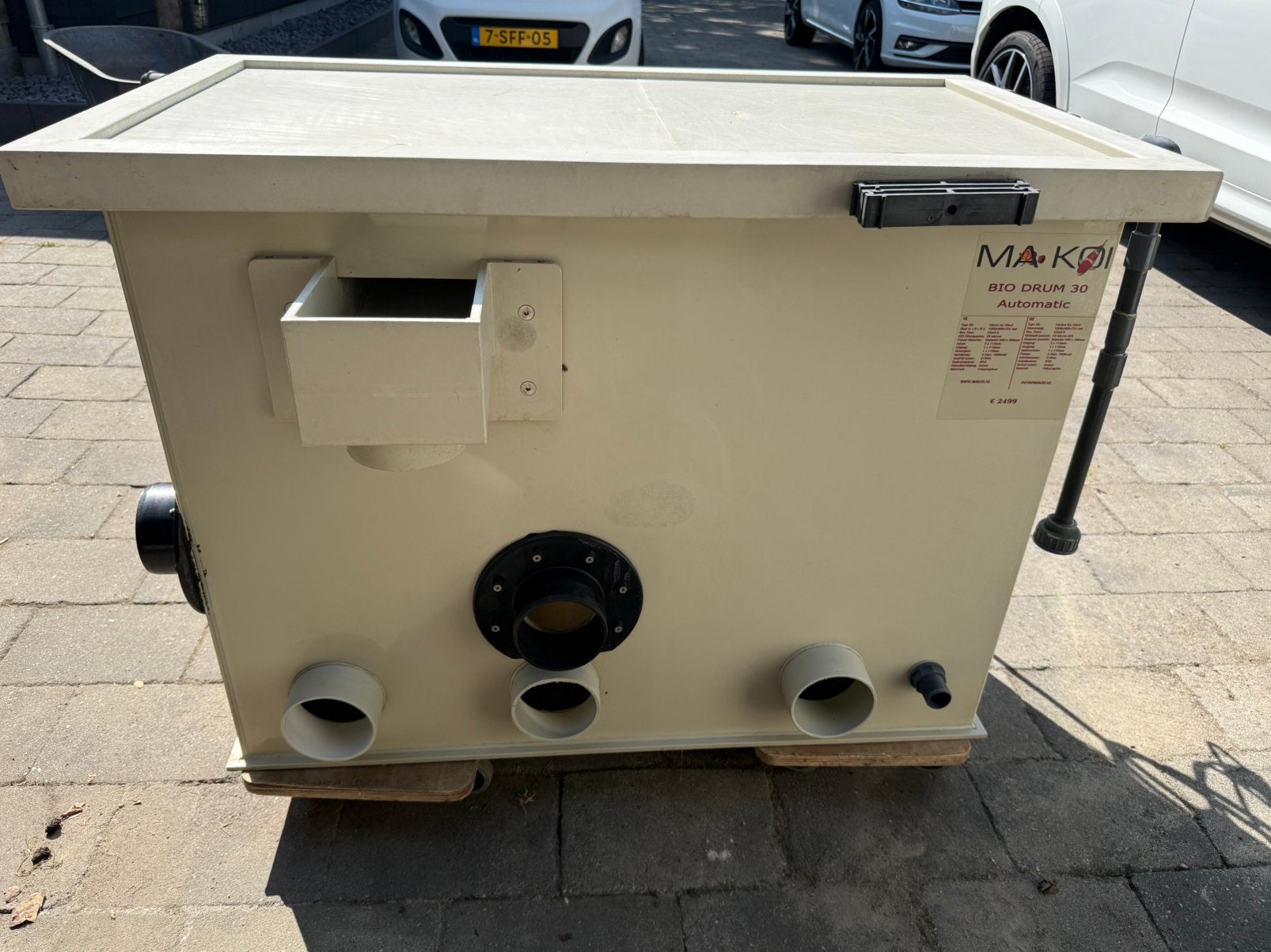 Ma koi bio drum 30 trommelfilter voor vijver, Ophalen, Gebruikt, Filter