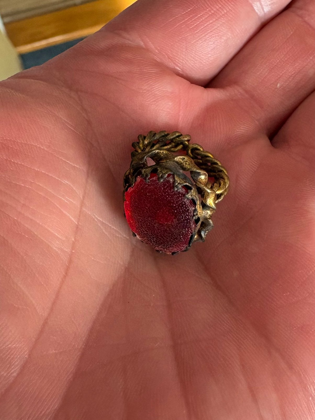Bodemvondst oude ring, Ophalen of Verzenden, Overige materialen, Ring