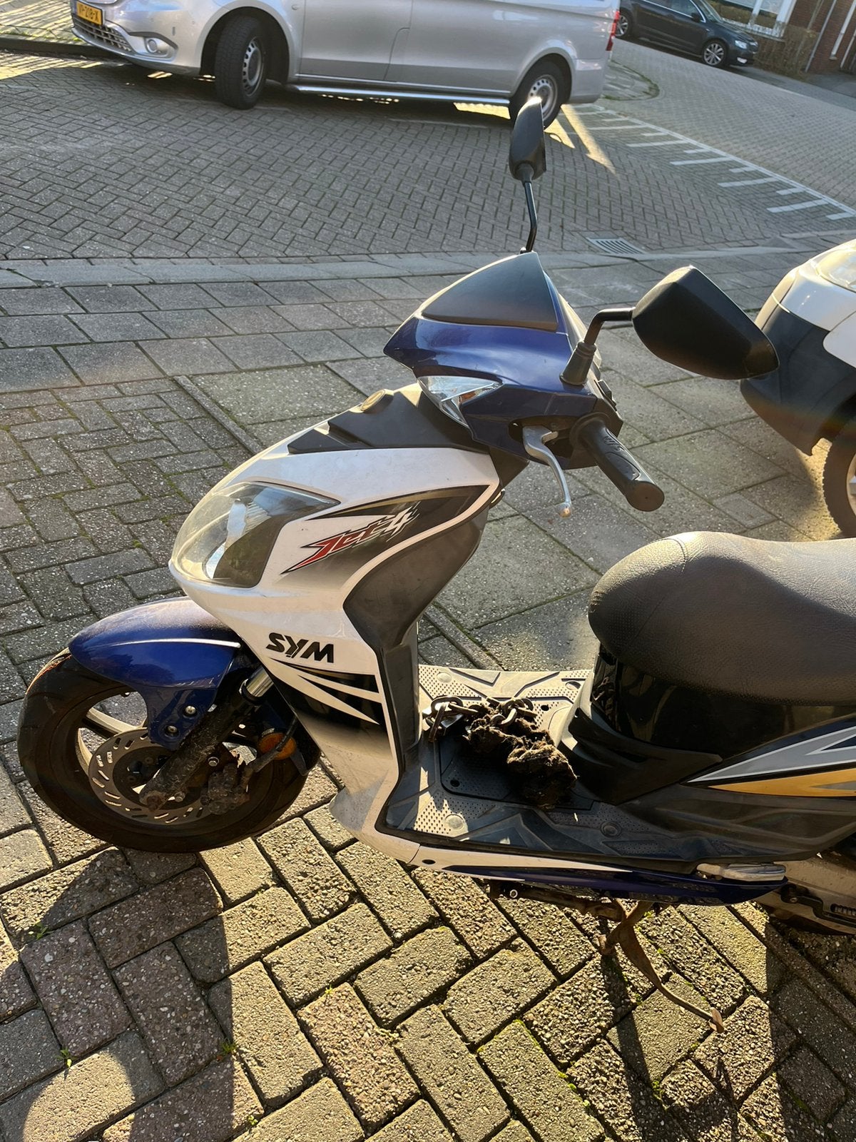Sym jet 4, geel kenteken, Ophalen, Gebruikt, Overige modellen, Maximaal 45 km/u