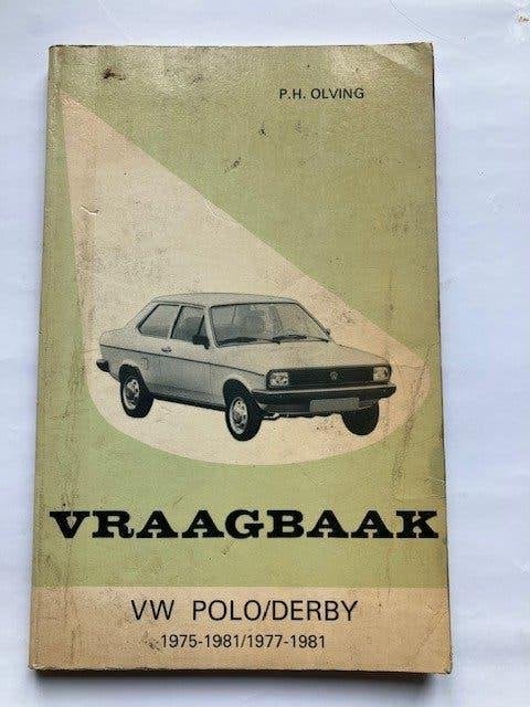 Vraagbaak  Volkswagen  Polo - Derby   1975-1977    1977-1981, Ophalen of Verzenden