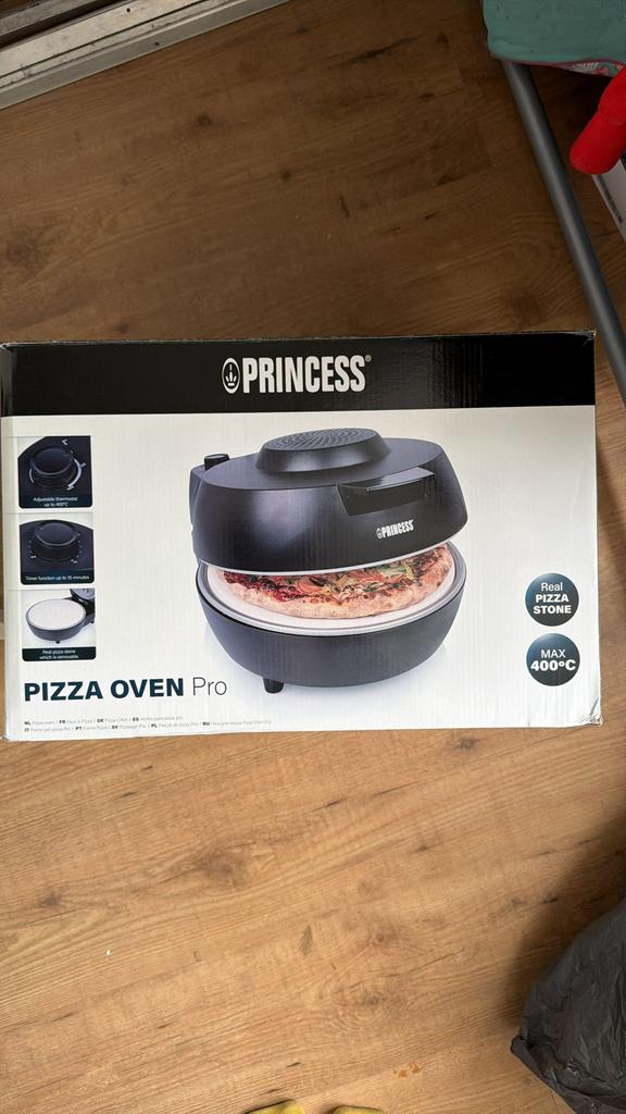 Princess Pizza Oven Pro - Perfecte Pizza's Thuis!, Witgoed en Apparatuur, Ovens, Ophalen, Minder dan 45 cm, Oven, Nieuw