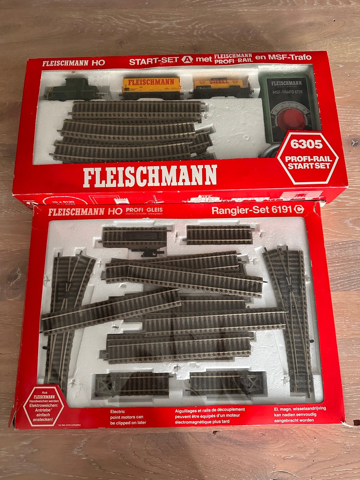 Fleischmann HO Profi-Rail Startset A en Rangier-Set 6191, Gelijkstroom, Verzenden, Fleischmann, Analoog