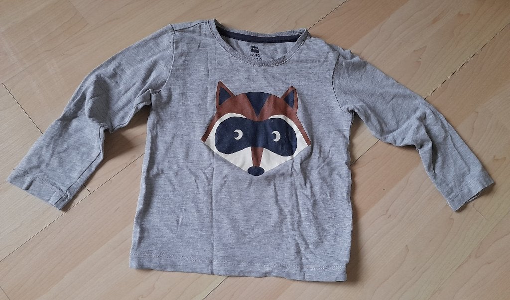 PYJAMA JAS MET LANGE MOUWEN EN PRINT MAAT 86 / 92, Nacht- of Onderkleding, Ophalen of Verzenden, Zo goed als nieuw, Hema