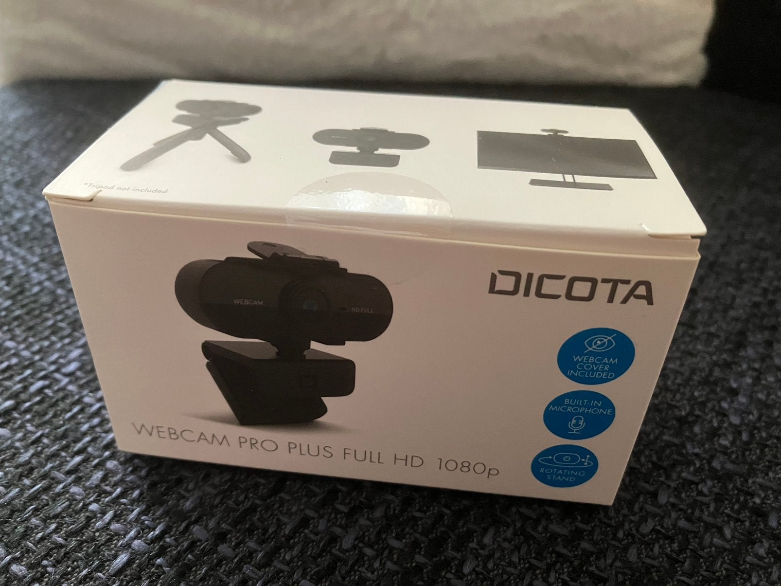 Nieuw! Webcam pro plus full HD - DICOTA D31841, Computers en Software, Webcams, Ophalen of Verzenden, Nieuw, DICOTA