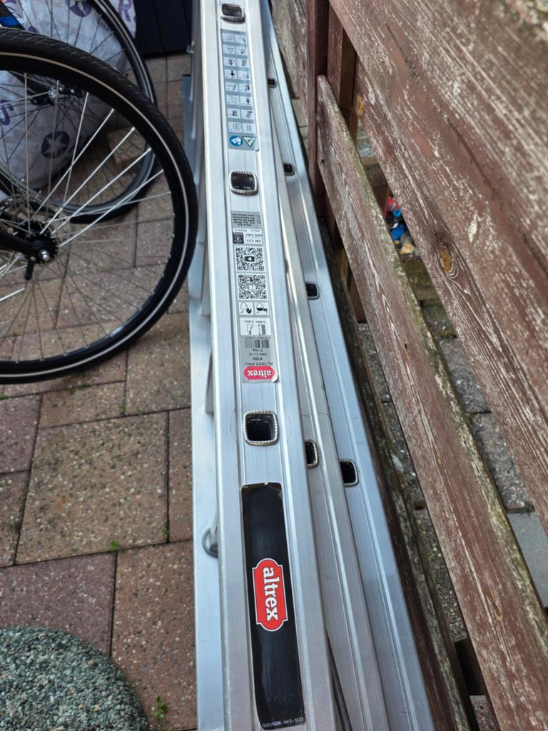 Altrex Pro KIBO 3-delige reformladder 2.95m - 5.40m, Ophalen