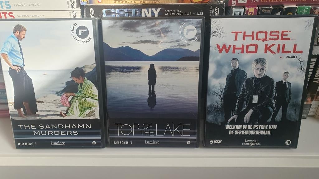 DVD Crime Series The Sandhamn Murders, Top of the Lake, Cd's en Dvd's, Vanaf 16 jaar, Boxset, Ophalen of Verzenden, Zo goed als nieuw