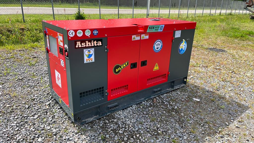 Ashita 80 KVA Generator Nieuw, Ophalen, Nieuw, Dieselolie