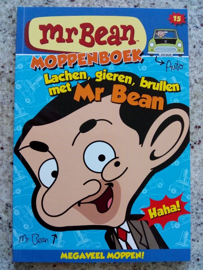 Mr Bean moppenboek nummer 15 (auto) (w), Boeken, Ophalen of Verzenden, Gelezen, Moppen