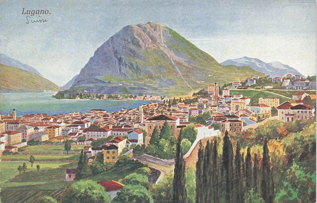 702-449-047 Lugano, Verzenden, Voor 1920, Overig Europa