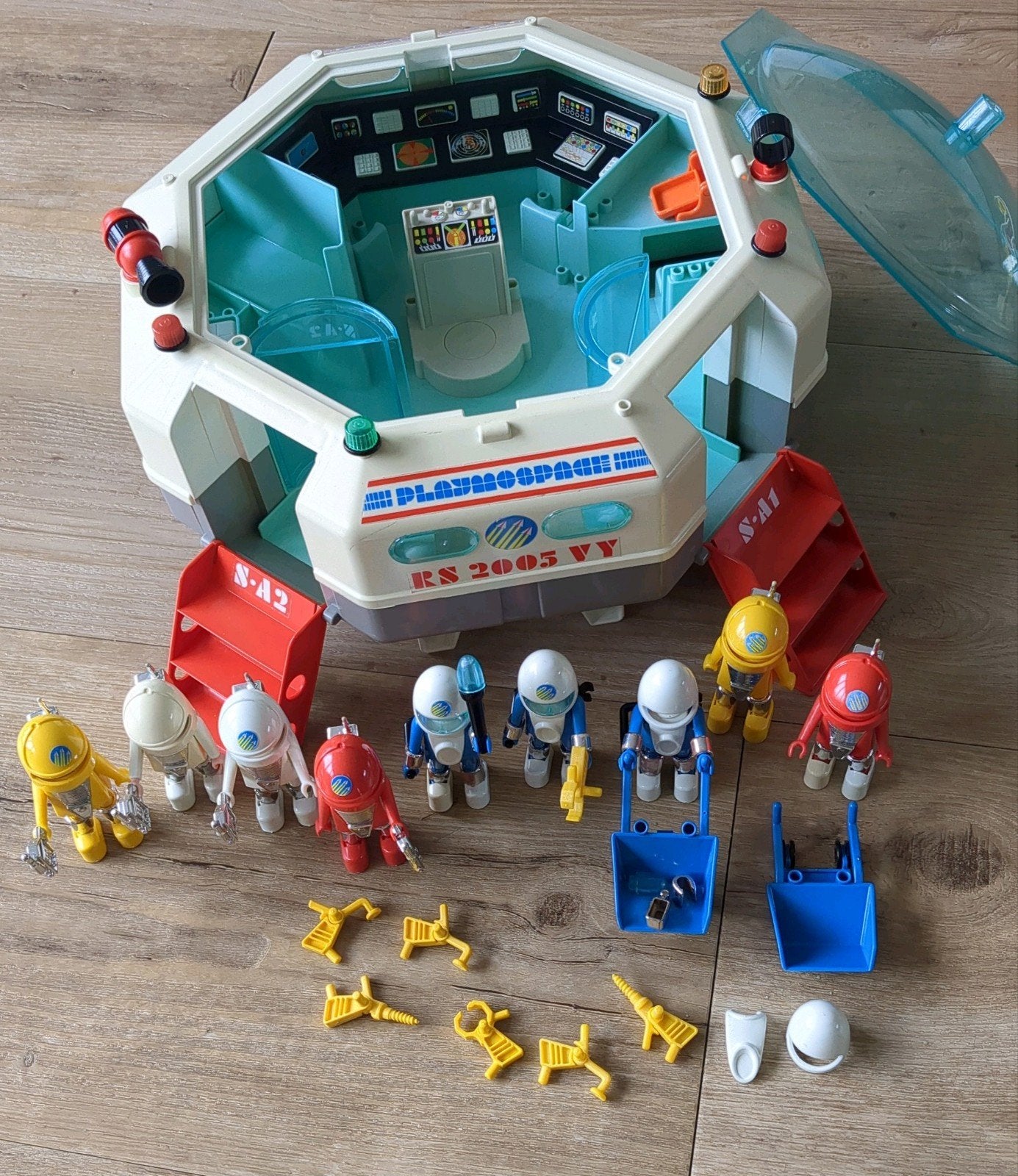 Playmobil Playmospace Ruimteschip met Astronauten en extra's, Kinderen en Baby's, Ophalen of Verzenden, Gebruikt, Complete set