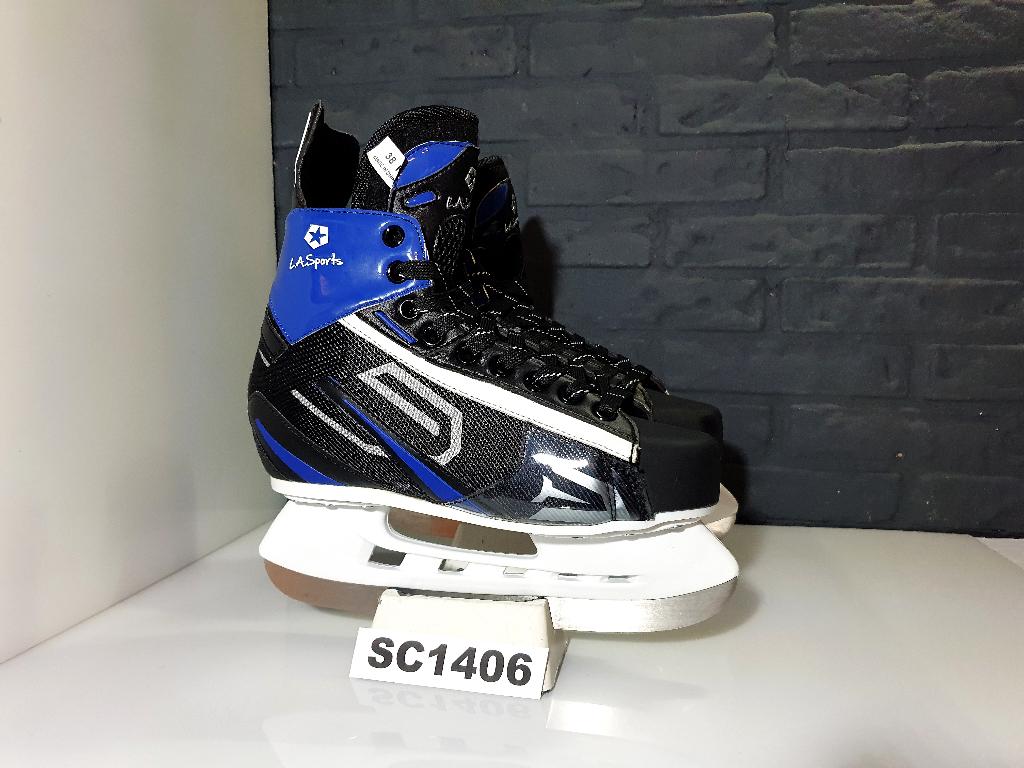 LA Sports X-Blue ijshockey hockeyschaatsen Hockey Maat 39, Overige merken, Verzenden, Nieuw, IJshockeyschaatsen
