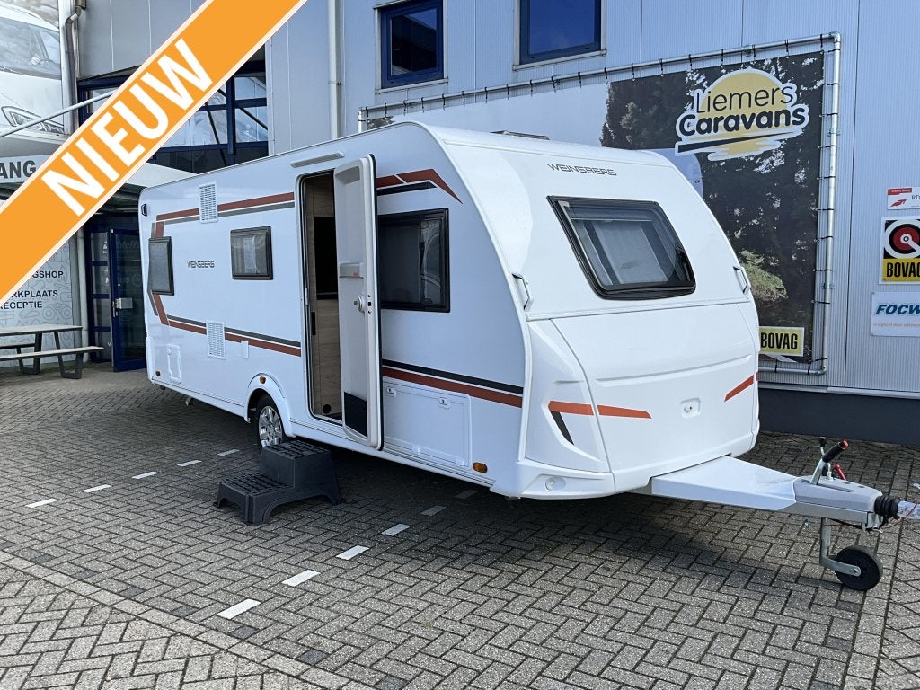 Weinsberg CaraOne 550 QDK STAPELBED-DOUCHE-RUIM, Caravans en Kamperen, Standaardzit, Bedrijf, 5 tot 6 meter, 1250 - 1500 kg