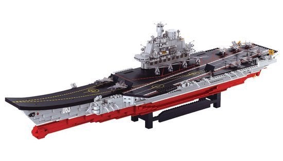 Vliegdekschip van Sluban, groot model, Ophalen of Verzenden, Zo goed als nieuw, Overige merken
