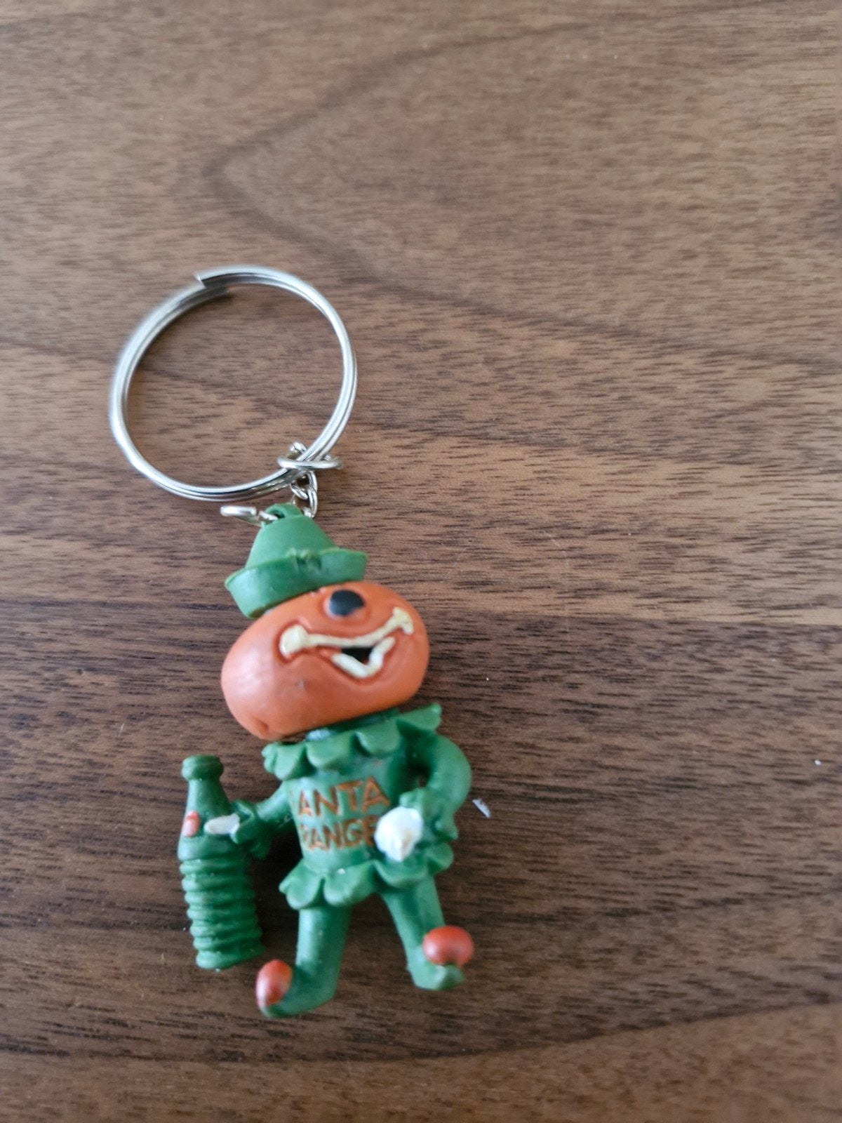 490 Vintage Fanta sleutelhanger - pompoenfiguur, Ophalen of Verzenden, Gebruikt
