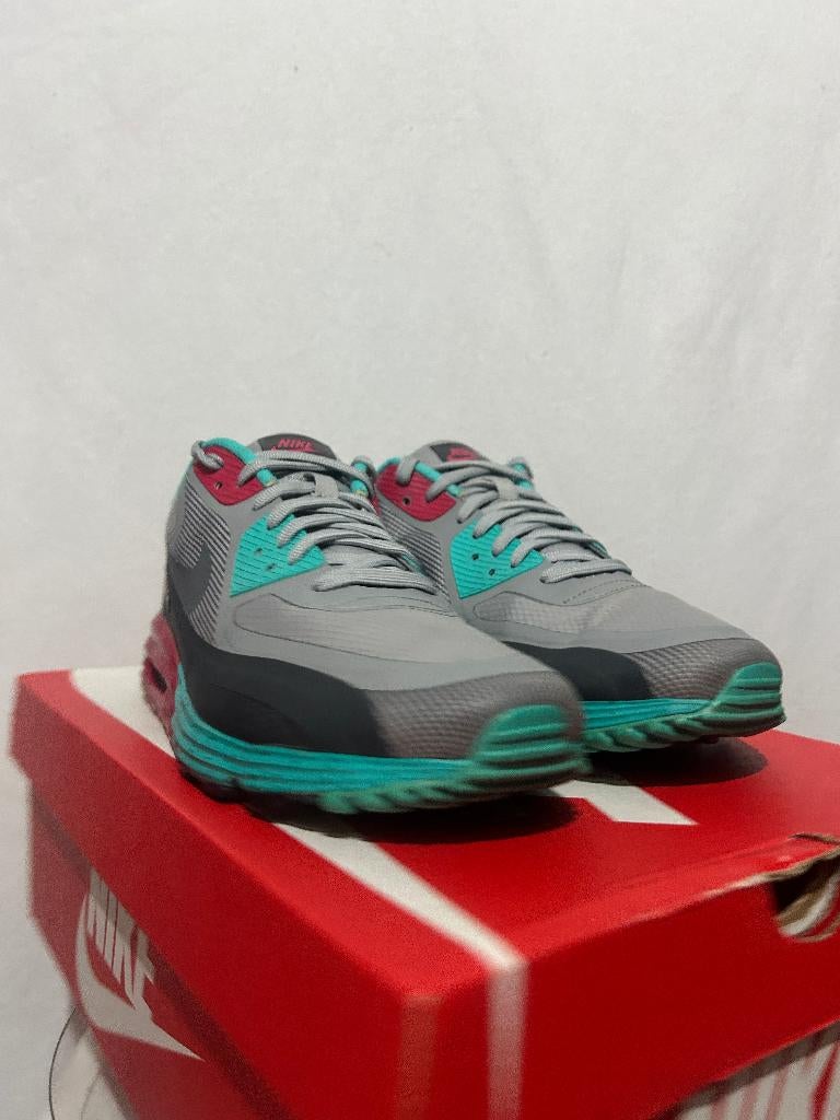 ALS NIEUW Maat 43 - Nike Air Max 90 Lunar Fresh Mint Fuchsia, Overige kleuren, Verzenden, Nike, Nike
