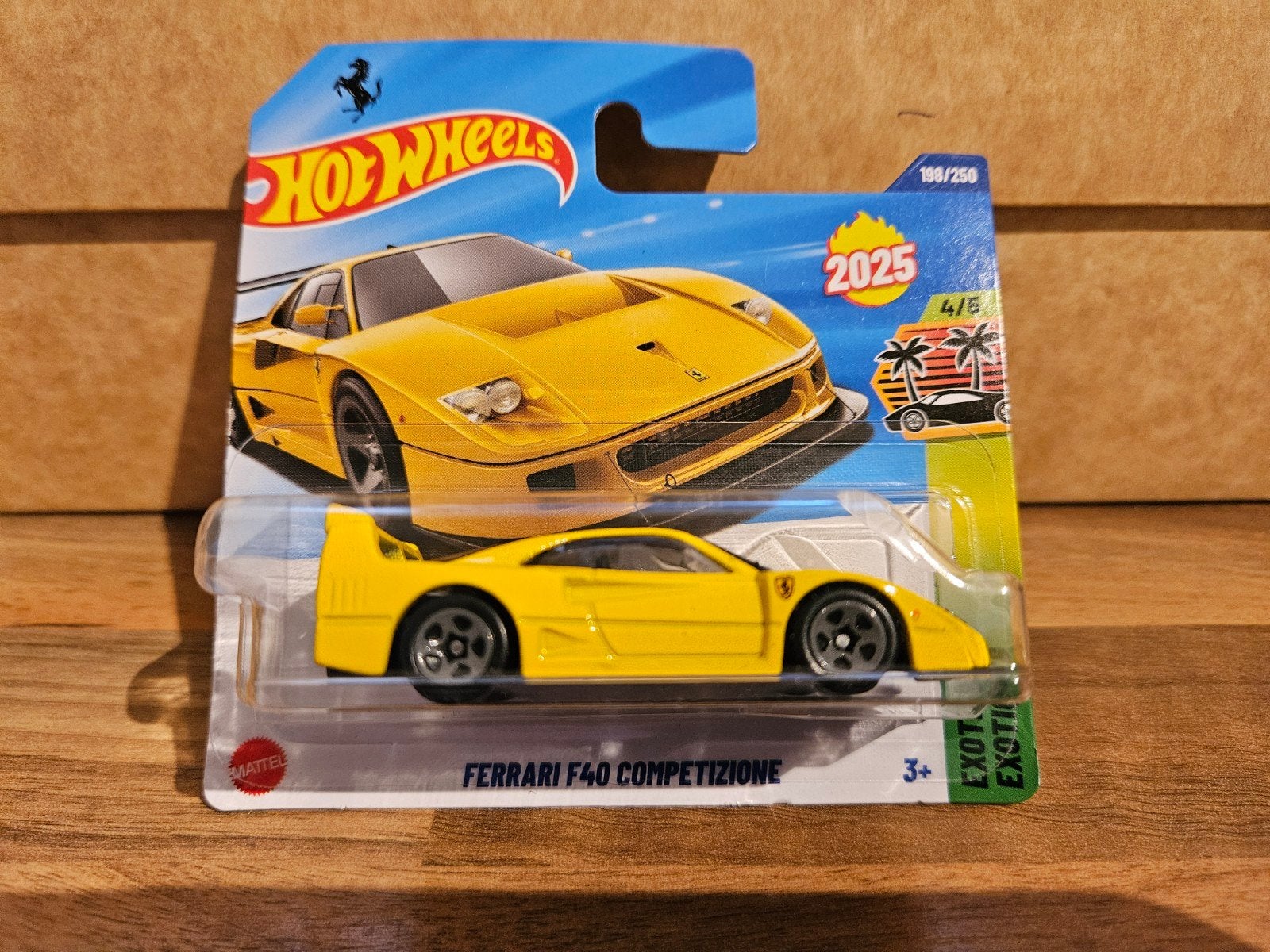 Hotwheels Hot Wheels Ferrari F40 Geel in  OVP, Ophalen of Verzenden, Zo goed als nieuw, Auto