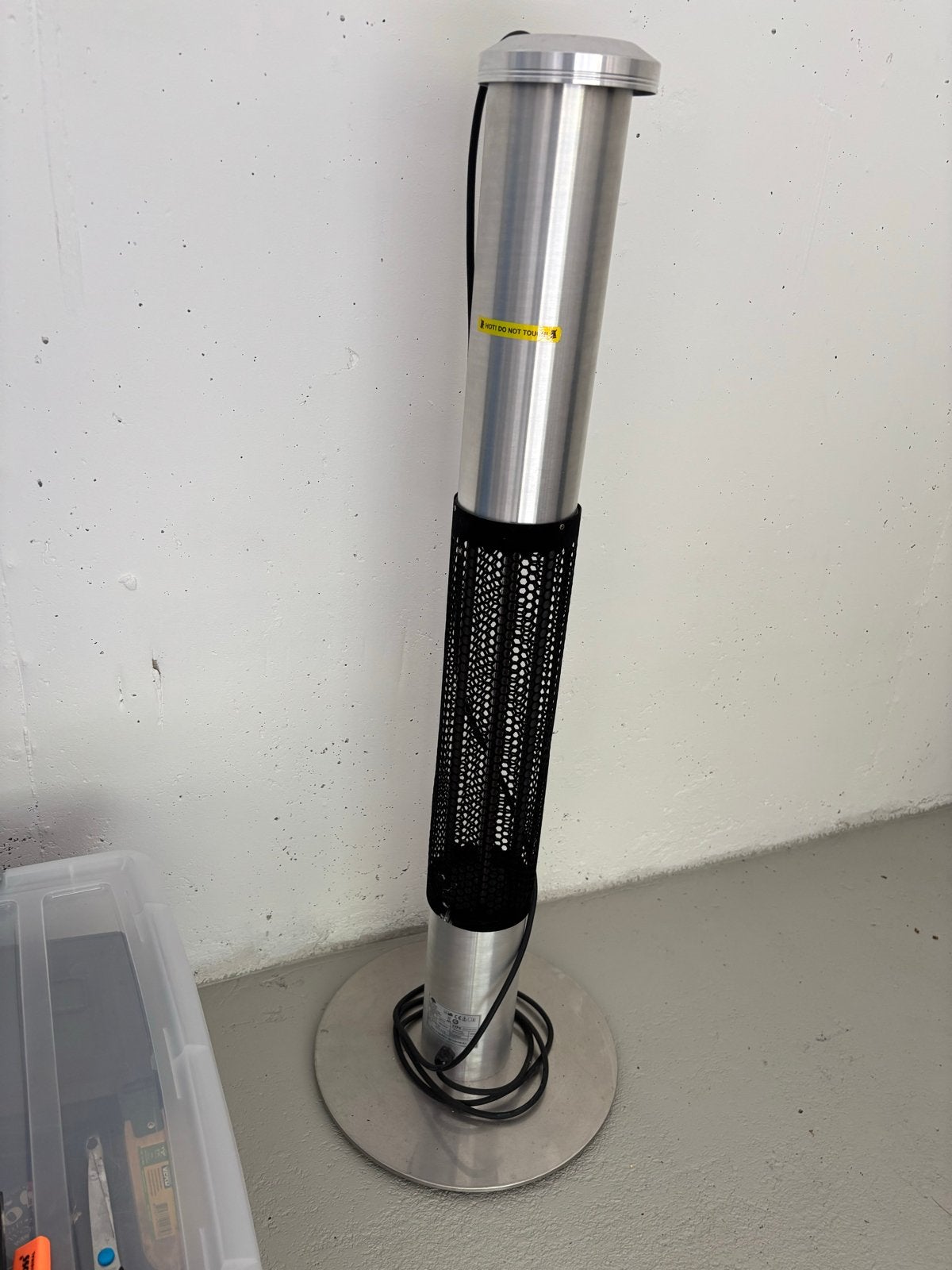 Out-trade Elektrische Terras/Tafel Heater 1500W, Ophalen, Gebruikt, Elektrisch, Vloer